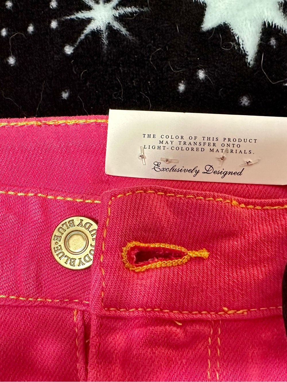 Judy Blue NWT XL High Waisted Magenta Garment Dyed Denim Shorts - Picture 5 of 7